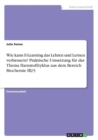 Wie kann E-Learning das Lehren und Lernen verbessern? Praktische Umsetzung fur das Thema Harnstoffzyklus aus dem Bereich Biochemie III/3 - Book