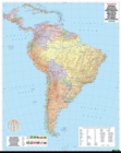 South America Map Provided with Metal Ledges/Tube 1:8 000 000 - Book