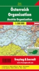 Wall map magnetic marker board: Austria organization political 1:500,000 - Book