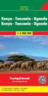 Kenya - Tanzania - Uganda - Rwanda Road Map 1:2 000 000 - Book