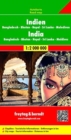 India - Bangladesh - Bhutan - Nepal - Sri Lanka - Maldives Road Map 1:2 000 000 - Book