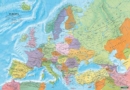 Europe - Political Map Flat in a Tube 1:6 000 000 - Book