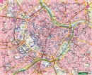 Wall map: Vienna city center map 1:6,250 - Book