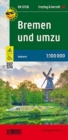 Bremen and around, cycle map 1:100,000 - Book