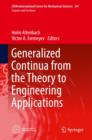Generalized Continua - from the Theory to Engineering Applications - Book