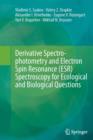 Derivative Spectrophotometry and Electron Spin Resonance (ESR) Spectroscopy for Ecological and Biological Questions - Book