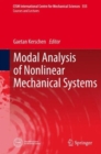 Modal Analysis of Nonlinear Mechanical Systems - Book