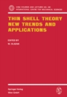 Thin Shell Theory : New Trends and Applications - eBook