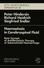 Haemostasis in Cerebrospinal Fluid : Basic Concept of Antifibrinolytic Therapy of Subarachnoid Haemorrhage - eBook