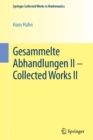 Gesammelte Abhandlungen II - Collected Works II - Book