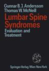 Lumbar Spine Syndromes : Evaluation and Treatment - Book