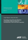 Proceedings of the 2013 Joint Workshop of Fraunhofer IOSB and Institute for Anthropomatics, Vision and Fusion Laboratory - Book