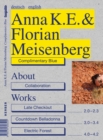 Anna K.E. & Florian Meisenberg : Complimentary Blue - Book