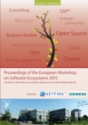 Proceedings of the European Workshop on Software Ecosystems 2015 - Book