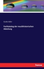 Fachkatalog Der Musikhistorischen Abteilung - Book