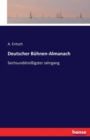 Deutscher Buhnen-Almanach : Sechsunddreissigster Jahrgang - Book