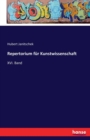 Repertorium fur Kunstwissenschaft : XVI. Band - Book