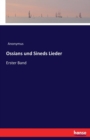 Ossians und Sineds Lieder : Erster Band - Book