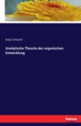Analytische Theorie Der Organischen Entwicklung - Book