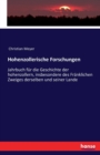 Hohenzollerische Forschungen : Jahrbuch fur die Geschichte der hohenzollern, insbesondere des Franklichen Zweiges derselben und seiner Lande - Book