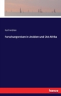 Forschungsreisen in Arabien Und Ost-Afrika - Book
