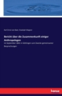 Bericht uber die Zusammenkunft einiger Anthropologen : im September 1861 in Goettingen zum Zwecke gemeinsamer Besprechungen - Book