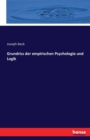 Grundriss Der Empirischen Psychologie Und Logik - Book