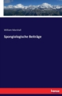 Spongiologische Beitrage - Book