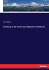 Einleitung in die Theorie der elliptischen Funktionen - Book