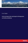 Untersuchungen uber pathologische Bindegewebs- und Gefassneubildung - Book