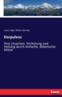 Korpulenz : Ihre Ursachen, Verhutung und Heilung durch einfache, diatetische Mittel - Book