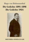 Die Gedichte 1891-1898 / Die Gedichte 1924 - Book