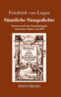 Samtliche Sinngedichte : Neusatz nach der Gesamtausgabe von Gustav Eitner von 1872 - Book