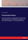 Fastowendes-Reyme : Zwei Lustspiele in sauerlandischer Mundart von Verfasser der "Sprickeln un Spoene. 1. De Kiarmissengank. 2. De Koppelschmid - Book
