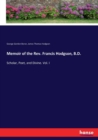 Memoir of the Rev. Francis Hodgson, B.D. : Scholar, Poet, and Divine. Vol. I - Book