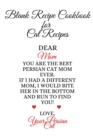 Blank Recipe Cookbook For Cat Recipes : Funny Kitten Father Journal To Write In Favorite Cat Recipes, Notes, Quotes, Stories Of Cats - Cute Kitty Gift For Father's Day From Daughter, Son, Child, Husba - Book