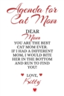 Agenda For Cat Mom : Best Persian Cat Mom Ever Journal To Write In Meetings, To Do Lists, Notes, Quotes, Stories Of Cats - Cute Kitten Gift For Moms From Daughter, Son, Child, Husband, Boyfriend - Not - Book