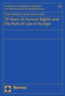 70 Years of Human Rights and the Rule of Law in Europe - eBook