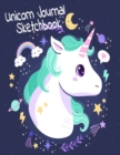 Unicorn Journal Sketchbook : Composition Notebook for Girls To Write In & Draw - Size 8.5x11 With Lined & Blank Pages, Perfect for Journaling, Doodling, Drawing, Sketching and Notes - Book