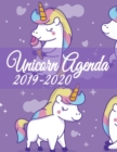 Unicorn Agenda 2019-2020 : Back To School or Home Schooling Weekly Calender, Planner, Journal & Notebook - Fairy Diary for Girls To Write Down Class Timetable, Classes, Tasks, Homework For Lessons - Book
