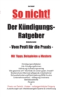 So nicht! Der Kundigungs-Ratgeber Arbeitsrecht : Vom Profi fur die Praxis - Book