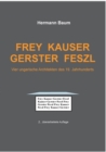 Frey Kauser Gerster Feszl : Vier ungarische Architekten des 19. Jahrhunderts - Book