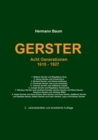 Gerster : Acht Generationen 1615 -1927 - Book