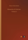 Elements of Criticism : Volume 2 - Book