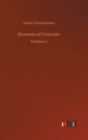 Elements of Criticism : Volume 2 - Book