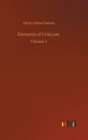 Elements of Criticism : Volume 3 - Book