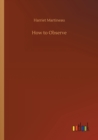 How to Observe - Book