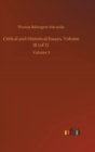Critical and Historical Essays, Volume III (of 3) : Volume 3 - Book