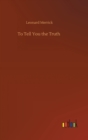 To Tell You the Truth - Book