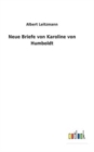 Neue Briefe von Karoline von Humboldt - Book
